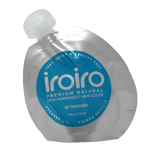 IroIro Premium Semi-Permanent Hair Color 4oz - 50 Turquoise