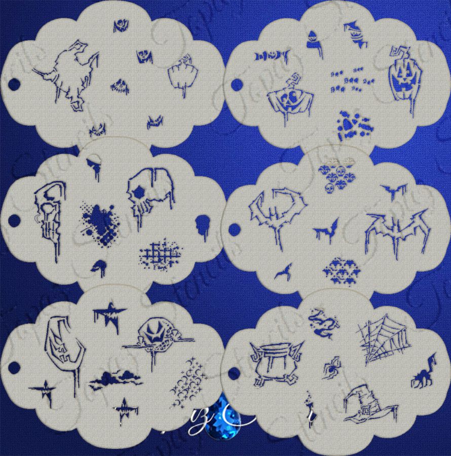 Fright Fx Set stencil