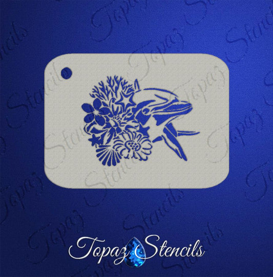 B&T Coral Dolphin stencil