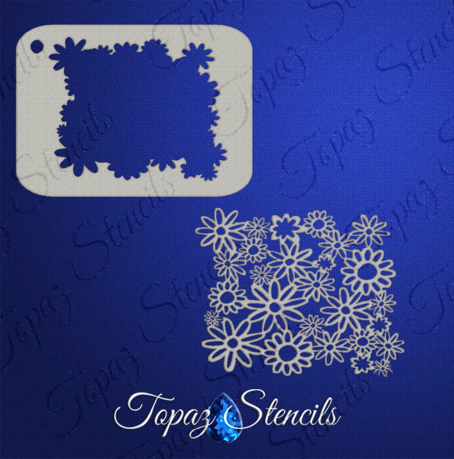 B&T Bloom Background stencil
