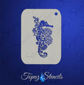 B&T Seahorse Coral stencil
