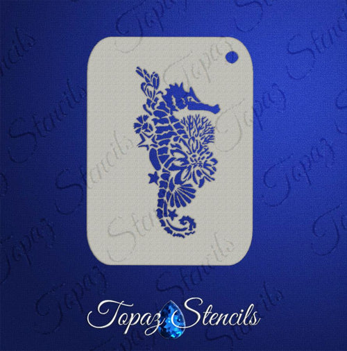 B&T Seahorse Coral stencil