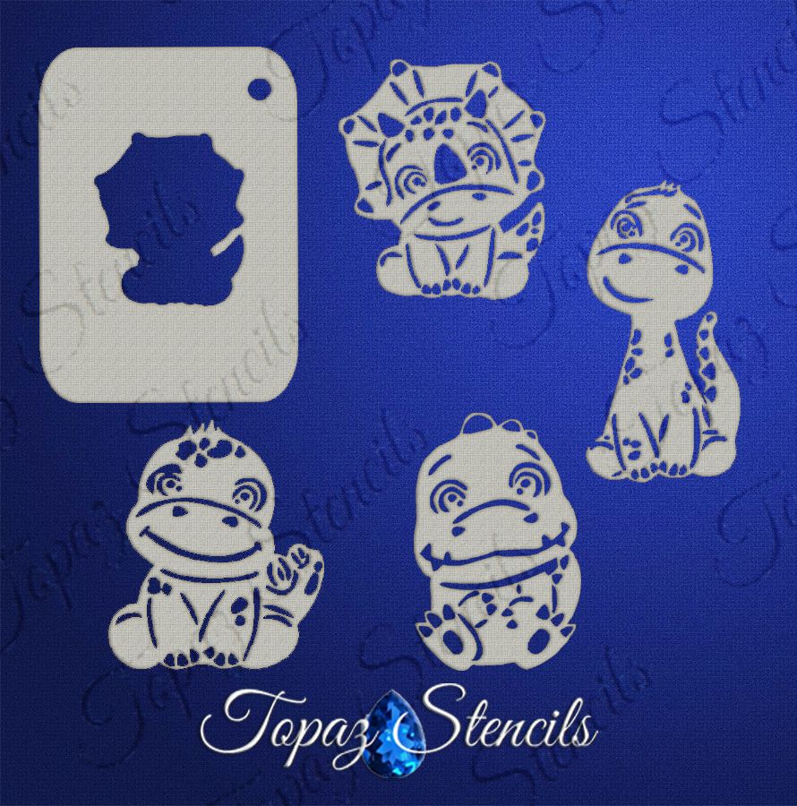 B&T Baby Dinos stencil