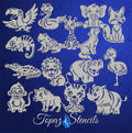 B&T Baby Animals Collection stencil