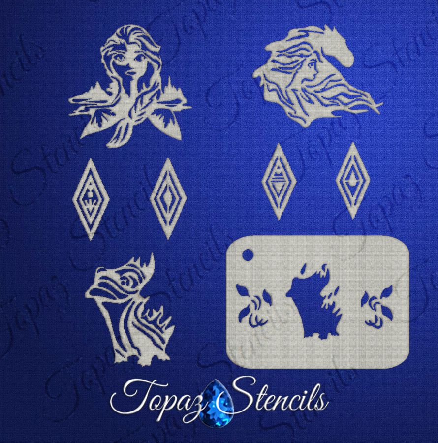 B&T Frozen Set stencil