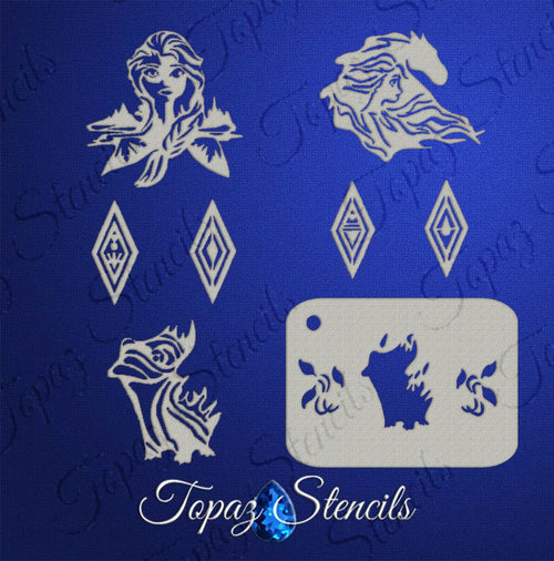 B&T Frozen Set stencil