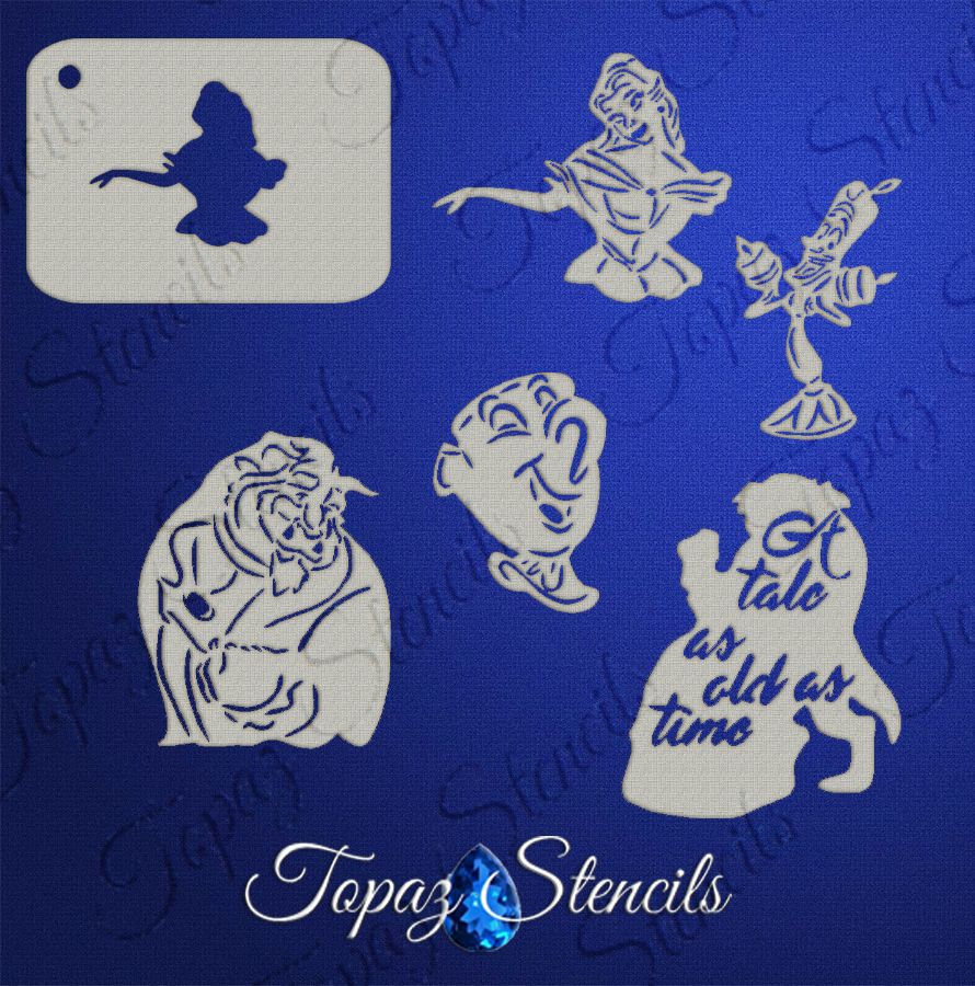 B&T Beauty and the Beast stencil