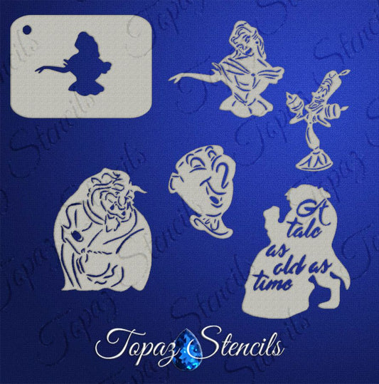 B&T Beauty and the Beast stencil