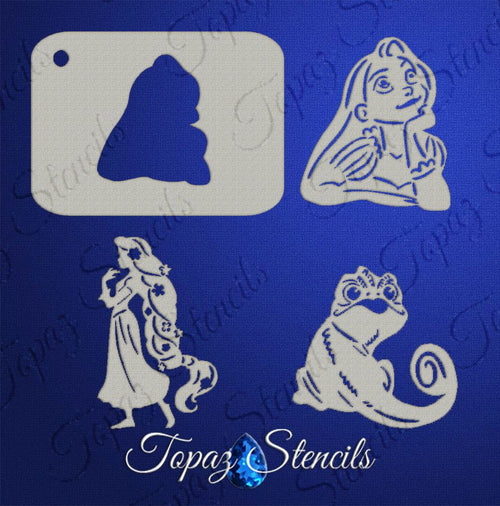 B&T Rapunzel stencil