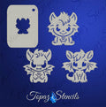 B&T Baby Dragons stencil