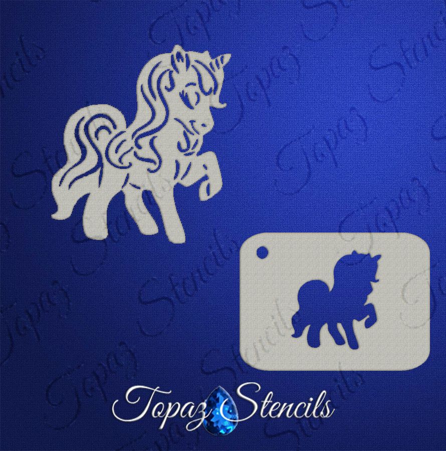 B&T Prancing Unicorn stencil