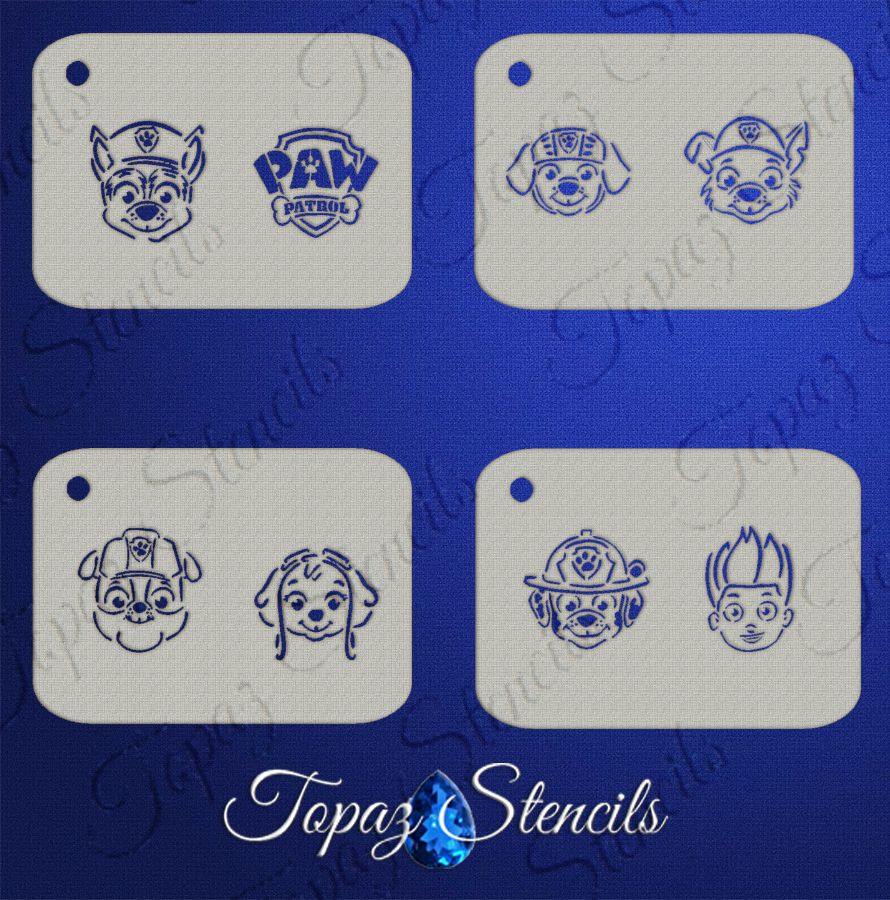 B&T Paw Patrol stencil