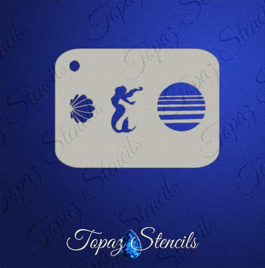 B&T Sunrise Mermaid stencil