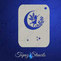 B&T Floral Moon Fairy stencil