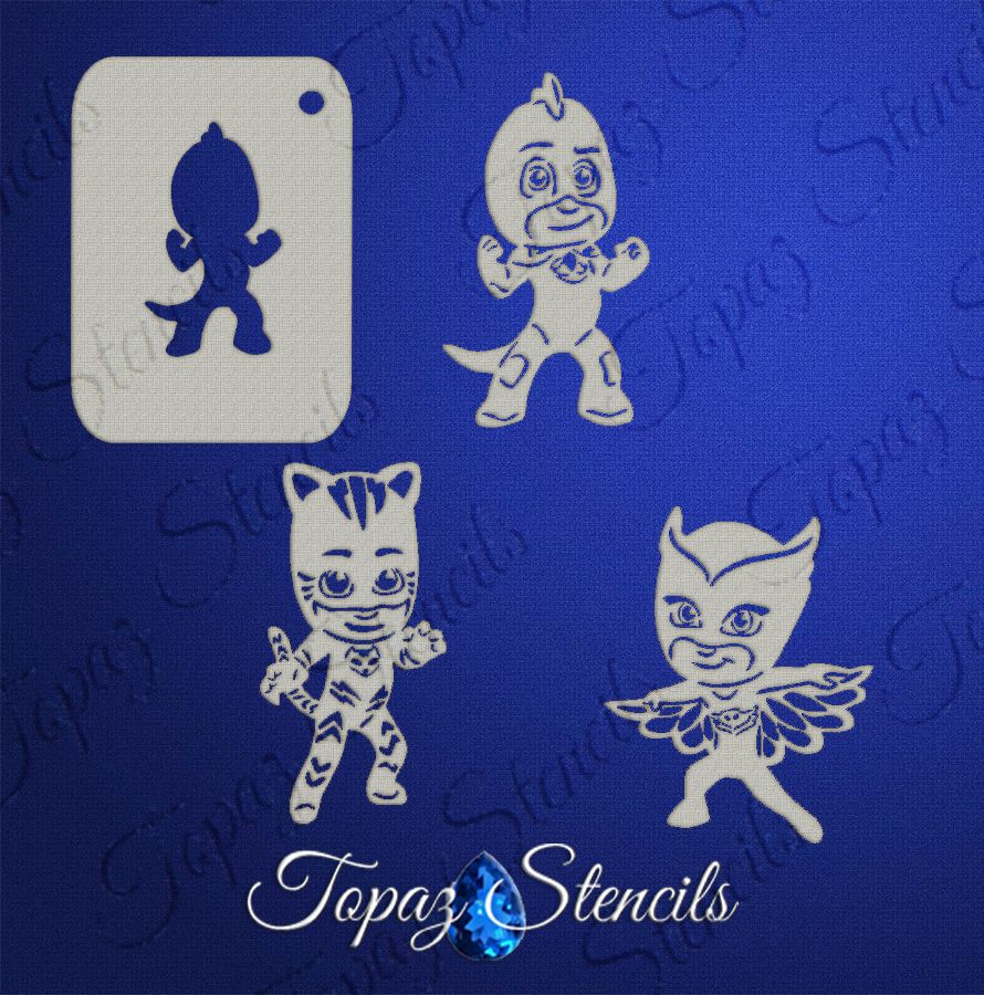 B&T PJ Masks stencil