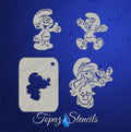 B&T Smurf Set stencil