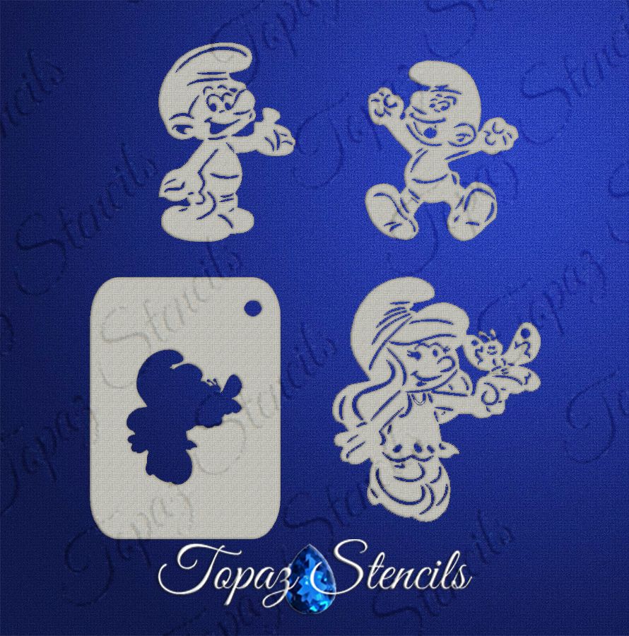 B&T Smurf Set stencil