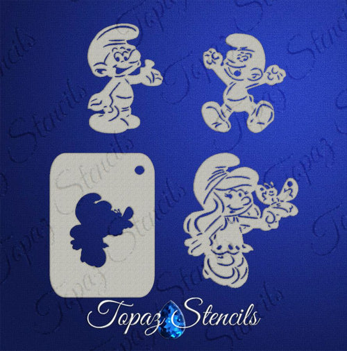 B&T Smurf Set stencil
