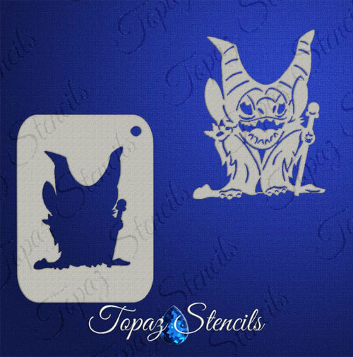 B&T Maleficent Stitch stencil
