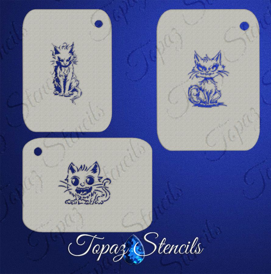 B&T Scary Cats stencil
