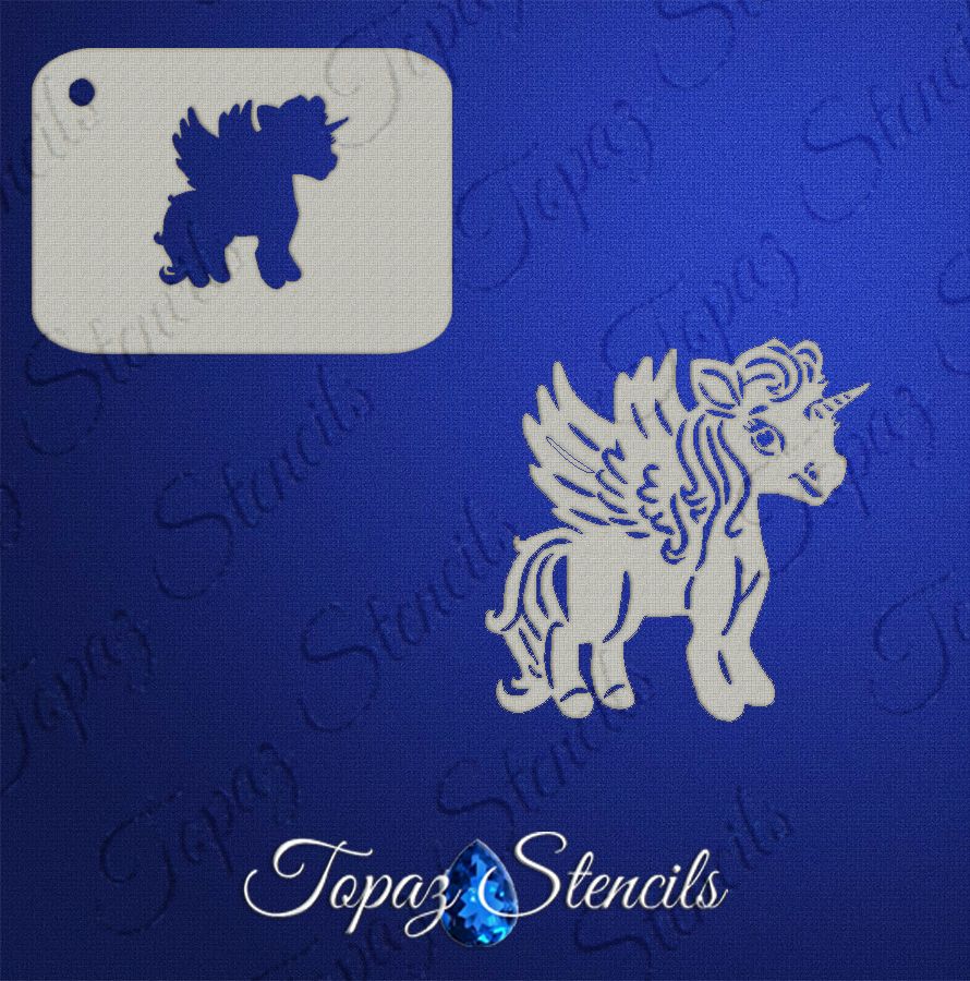 B&T Winged Unicorn stencil