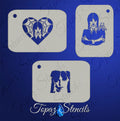 B&T Wednesday Set stencil