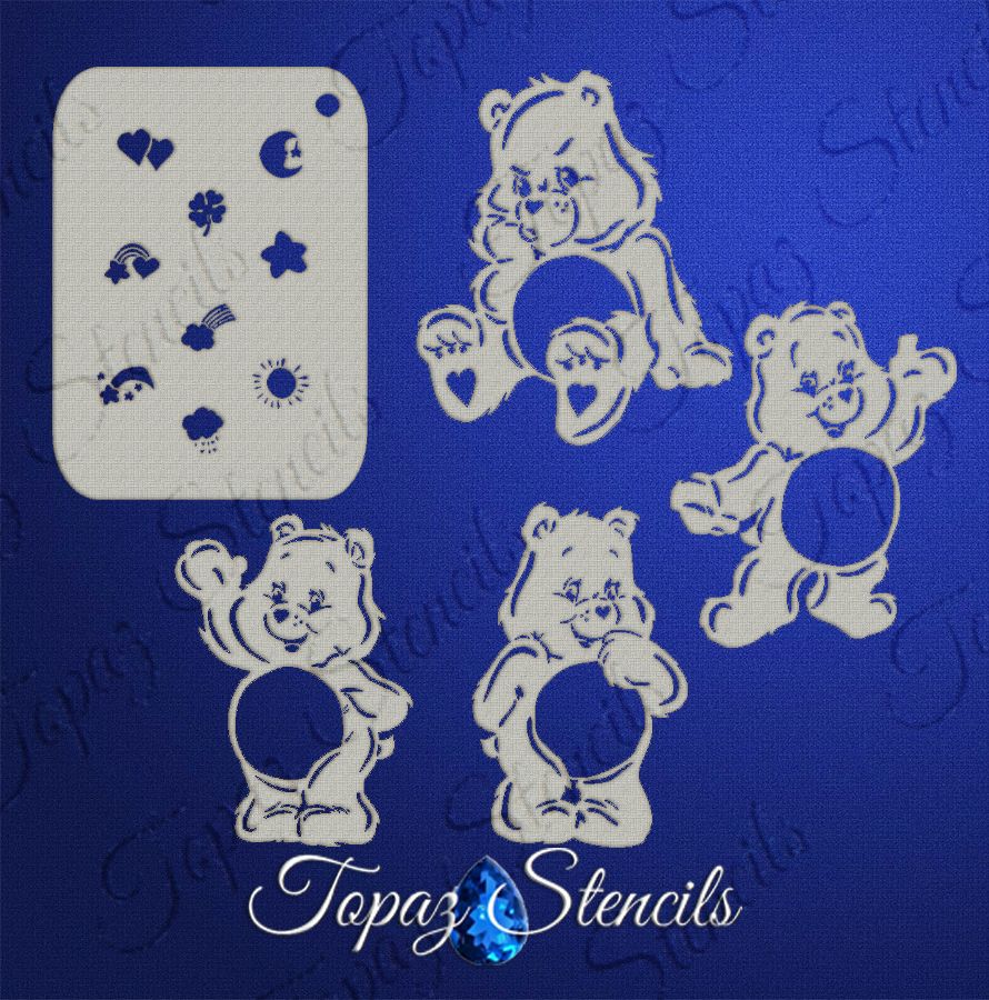B&T Carebears Collection stencil