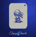 B&T Raven Skull stencil