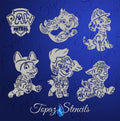 B&T Paw Patrol Collection 1 stencil