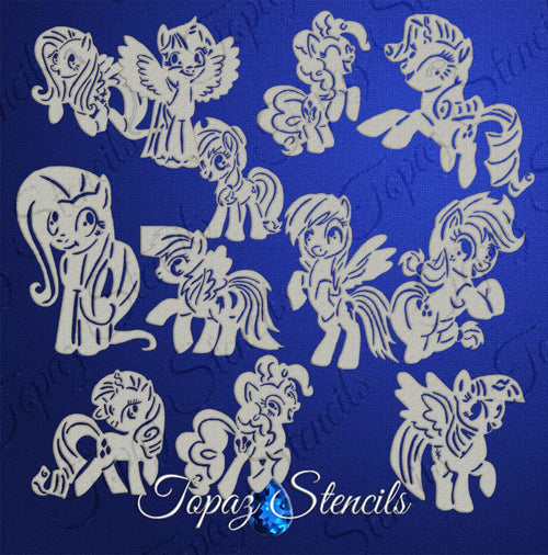 B&T My Little Pony Collection stencil
