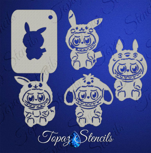 B&T Labubu Collection stencil