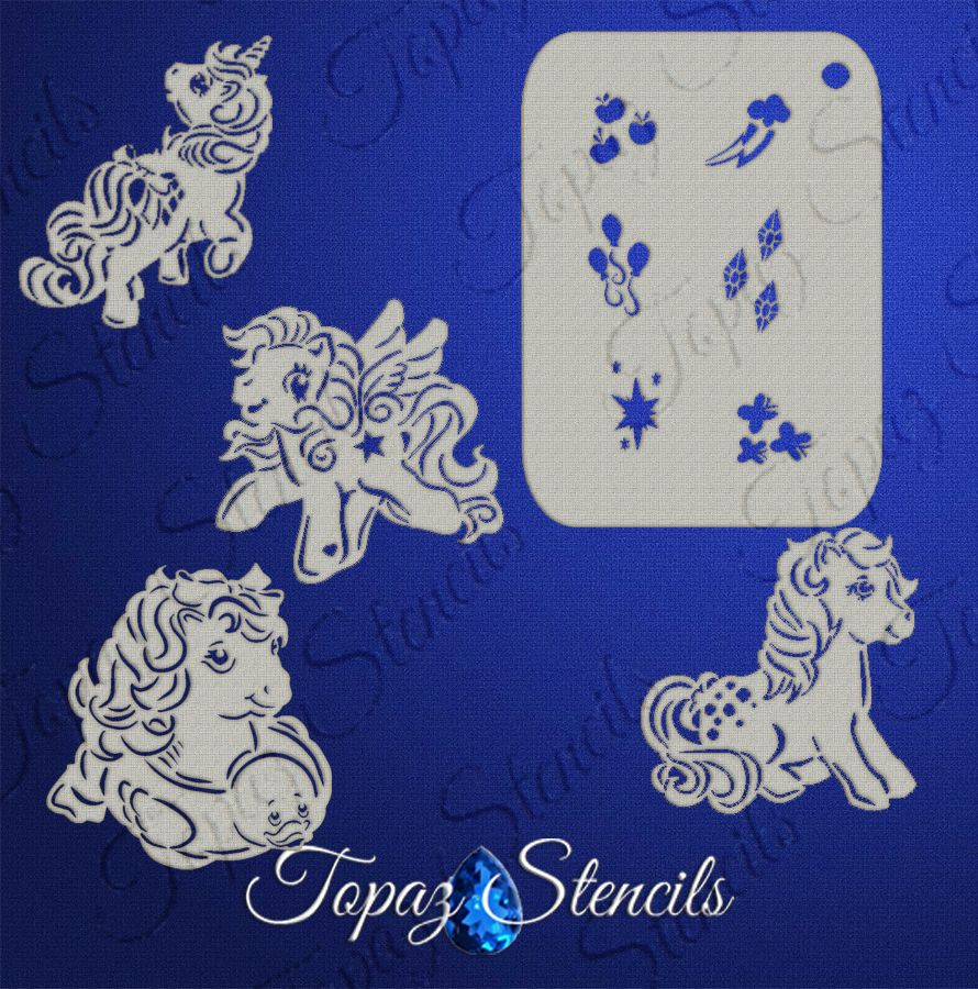 B&T Little Pony Set stencil