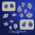 B&T Leaves Collection stencil