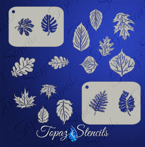 B&T Leaves Collection stencil