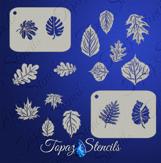 B&T Leaves Collection stencil