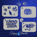 B&T So Many Bones Set stencil