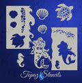 B&T Mermaid Theme stencil