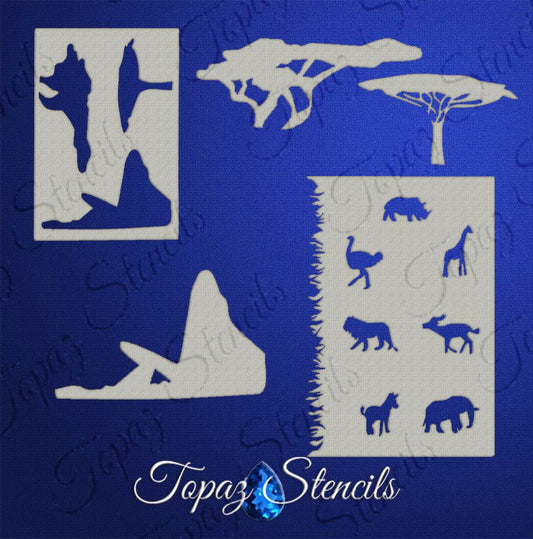 B&T Safari Theme stencil