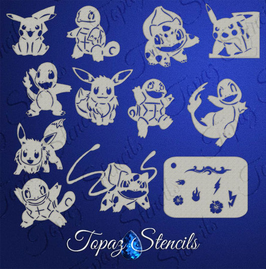 B&T Pokemon "Extended" Set stencil