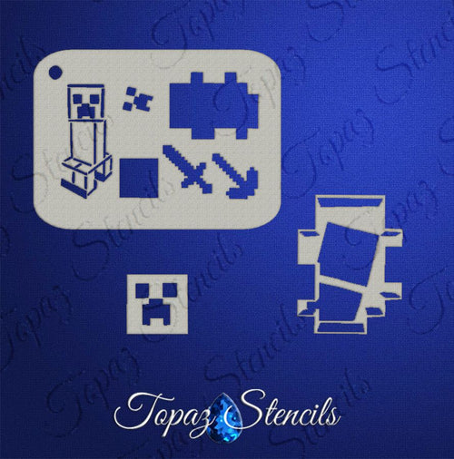 B&T Minecraft Elements stencil