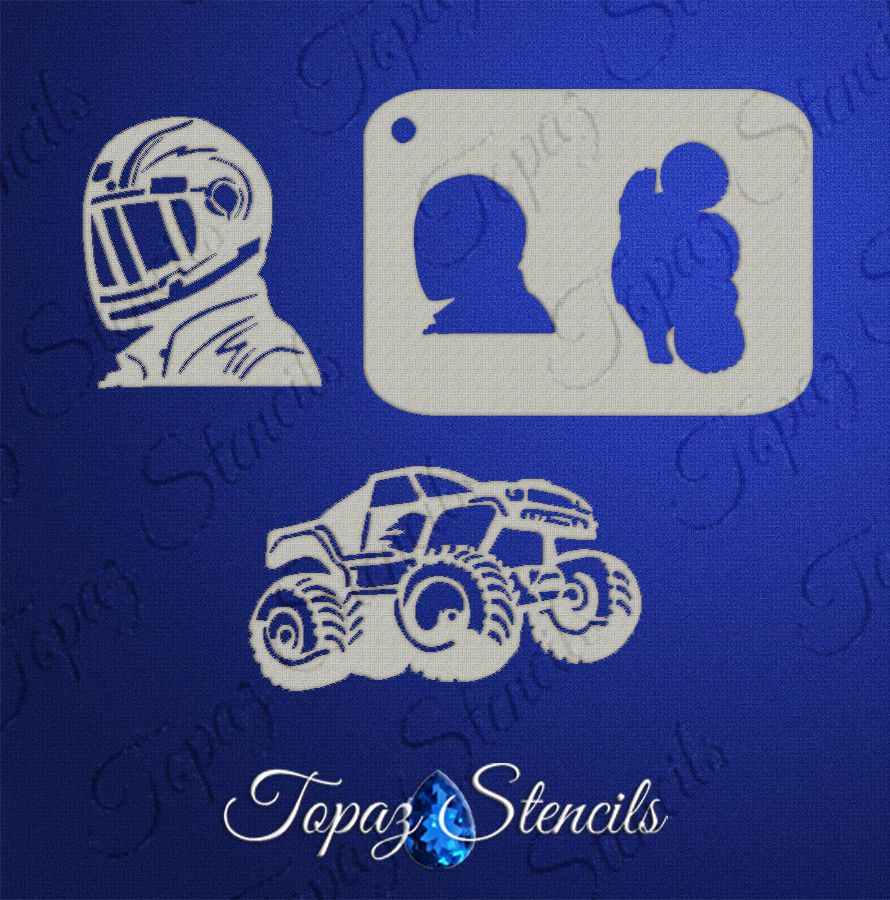 B&T Monster Truck and Driver stencil