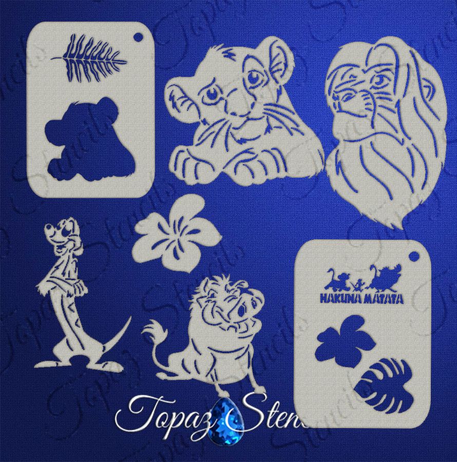 B&T Hakuna Mutata Sleeve stencil