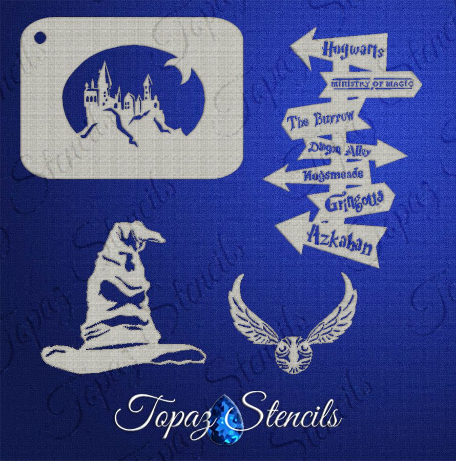 B&T Hogwarts Sleeve stencil