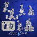 B&T Mickey and Friends Sleeve stencil