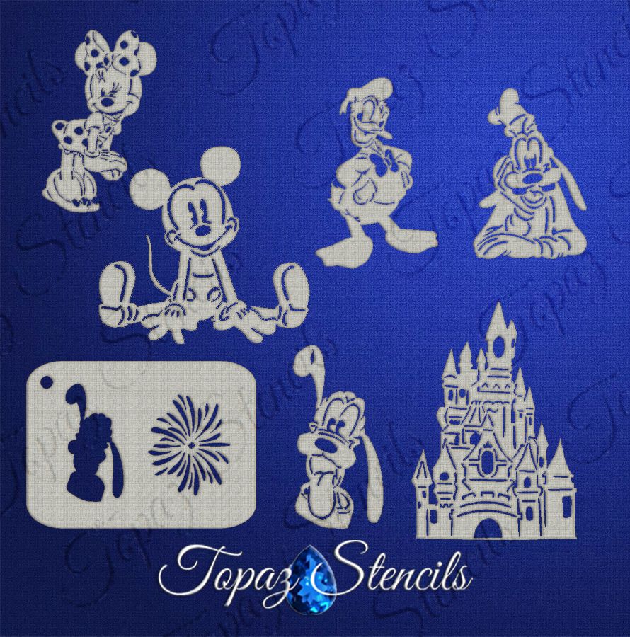 B&T Mickey and Friends Sleeve stencil