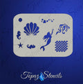 B&T Mermaid Theme stencil