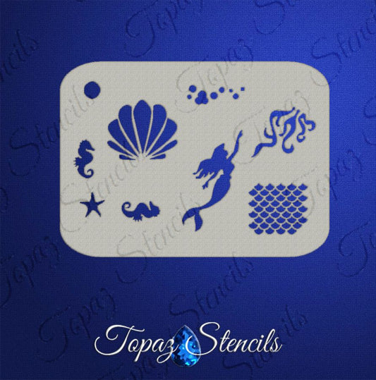 B&T Mermaid Theme stencil