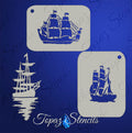 B&T Ships stencil