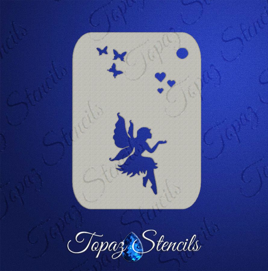 B&T Butterfly Fairy stencil