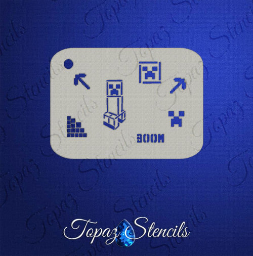 B&T Minecraft Elements stencil
